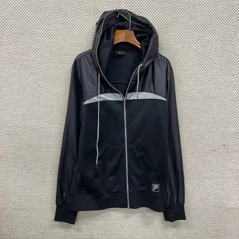 [BUNJANG] Fila Jersey Hooded Jacket 100 / 필라 져지 후드자켓 100 D07554