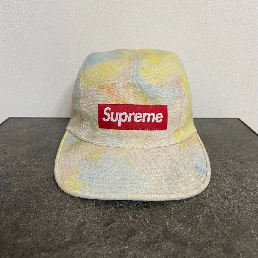 [BUNJANG] Supreme Box Logo Multi Color Dyed Camp Cap Hat / (OS) 슈프림 박스로고 캠프캡 모자 멀티 컬러 다이드