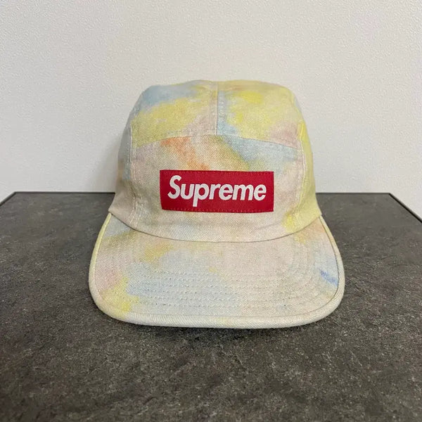 [BUNJANG] Supreme Box Logo Multi Color Dyed Camp Cap Hat / (OS) 슈프림 박스로고 캠프캡 모자 멀티 컬러 다이드
