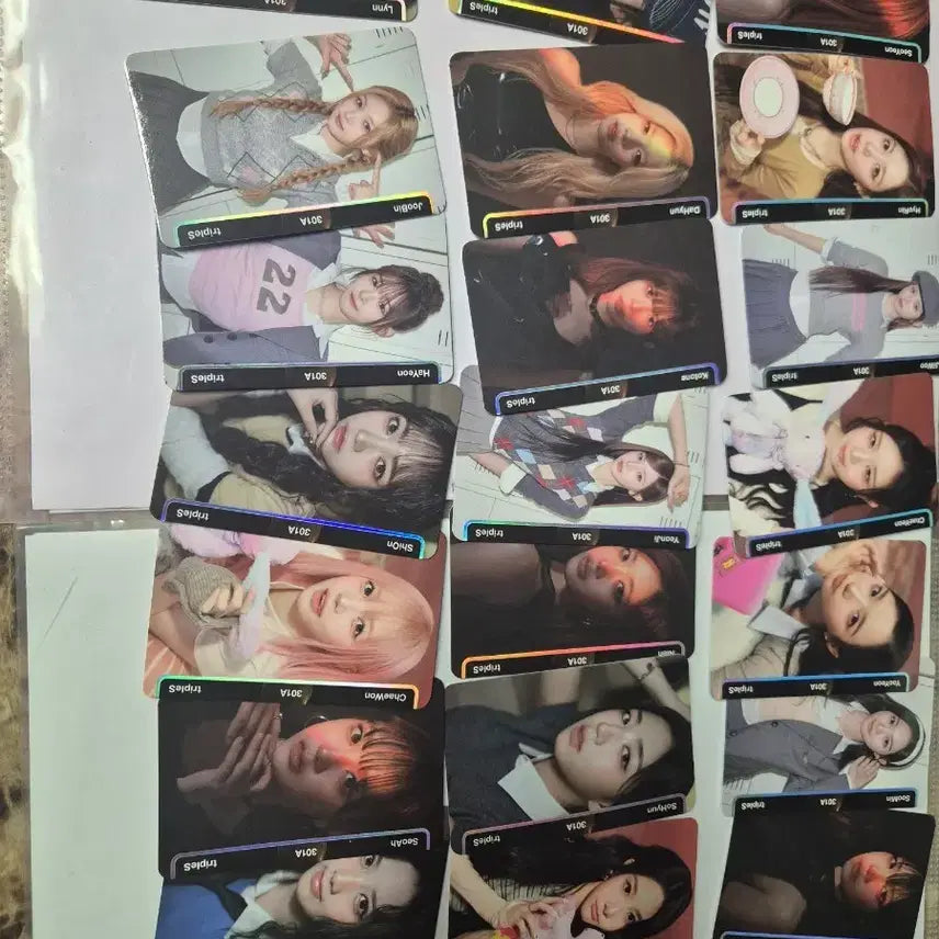 [BUNJANG] tripleS msnz 24 Members Bundle Set Object Photocard / 트리플에스 msnz 24개 실물 옵젝 일괄 팜(qr x)