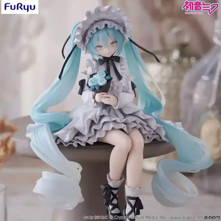 [BUNJANG] Hatsune Miku Noodle Stopper Figure / 하츠네 미쿠 빈티지돌 누들스토퍼 피규어