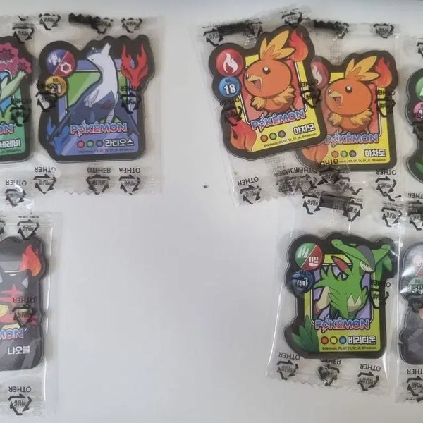 [BUNJANG] Pokemon Magnet Set: Celebi, Blaziken, Terrakion, Latias, etc. / 포켓몬스터 마그넷 세레비 라티오스 나오불 판매합니다!