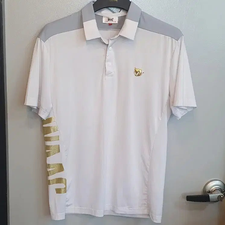 [BUNJANG] WAAC Men's Golf Short Sleeve Polo Shirt Size 2 / 남성 왁(WAAC) 골프 카라 반팔 2호