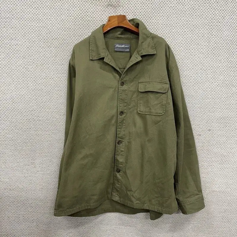 [BUNJANG] Eddie Bauer Men's 4XL Shirt Jacket / 에디바우어 셔츠 자켓 4XL D07487