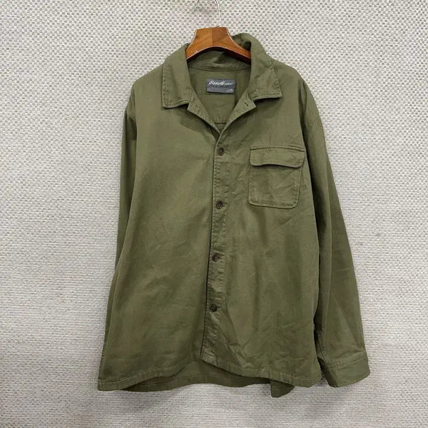 [BUNJANG] Eddie Bauer Men's 4XL Shirt Jacket / 에디바우어 셔츠 자켓 4XL D07487