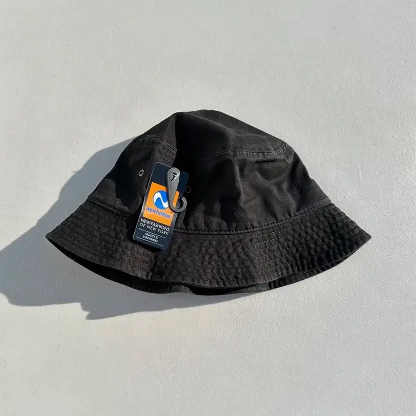 [BUNJANG] Newhattan Washing Bucket Hat Black / 뉴해튼 워싱 버킷햇 (black)