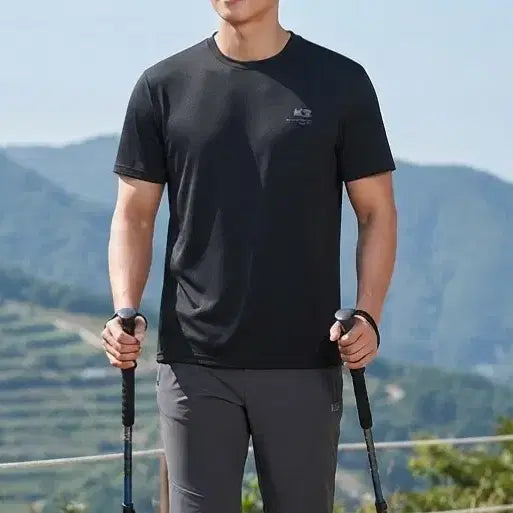 [BUNJANG] K2 Functional Short Sleeve Round Neck T-Shirt Size 105 / [105]K2 기능성 반팔 라운드티