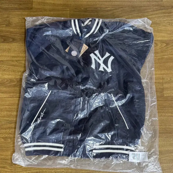 [BUNJANG] Polo Ralph Lauren Yankees Satin Jacket Navy M / 폴로 양키스 새틴 재킷 네이비 M 포장도 뜯지 않은 상품 큐얄인증