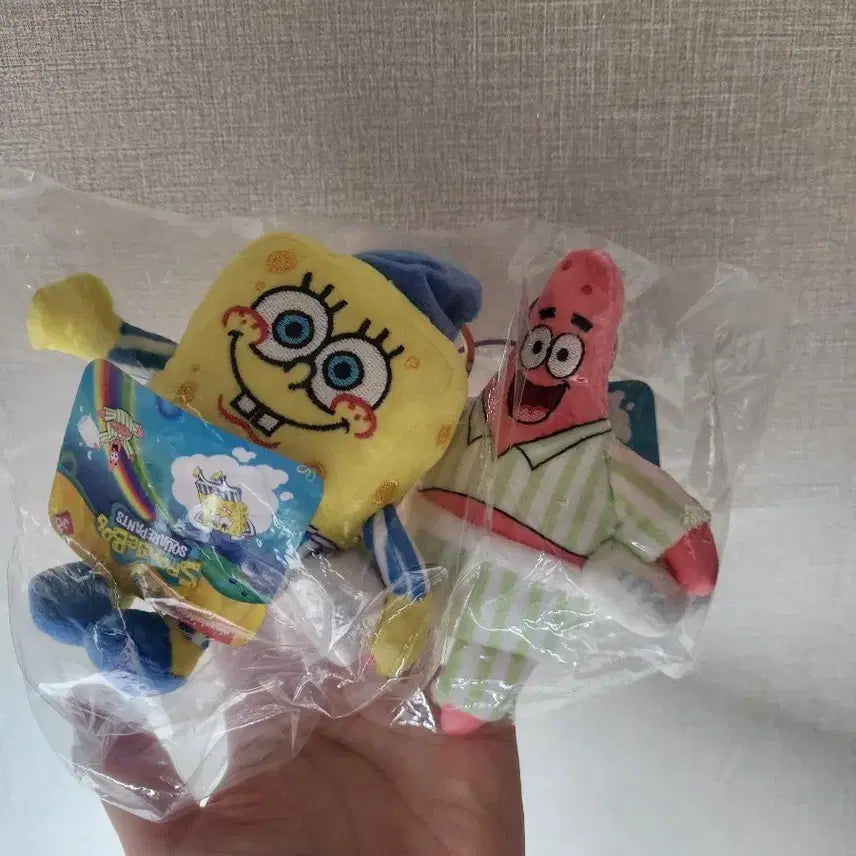 [BUNJANG] SpongeBob Patrick Star Pajama Keyring Bundle Set / 스폰지밥 뚱이 파자마 키링 일괄