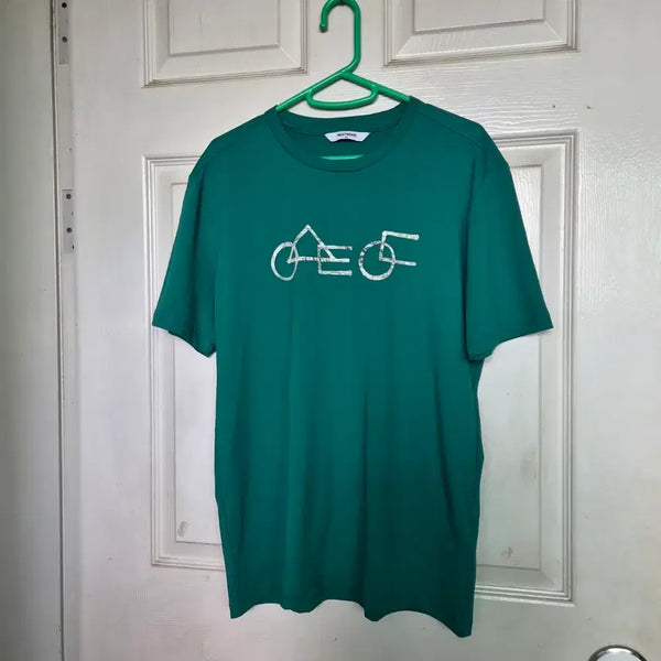 [BUNJANG] Westwood Women's T-Shirt Green Graphic (Size 95) / 웨스트우드 여성티(95)