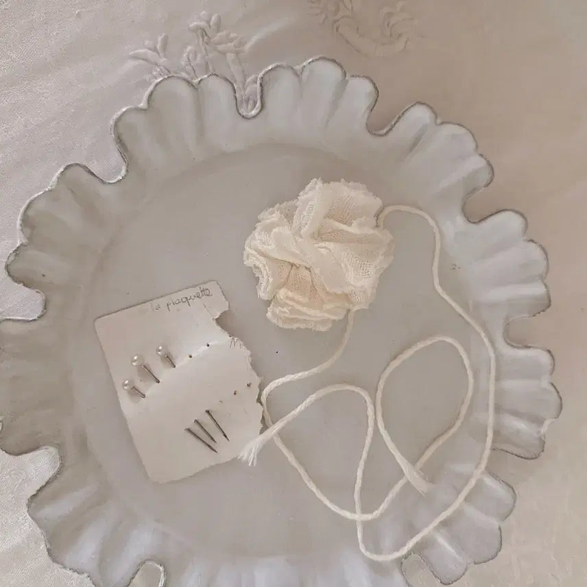 [BUNJANG] Cream Mini Fabric Flower / 미니 패브릭플라워