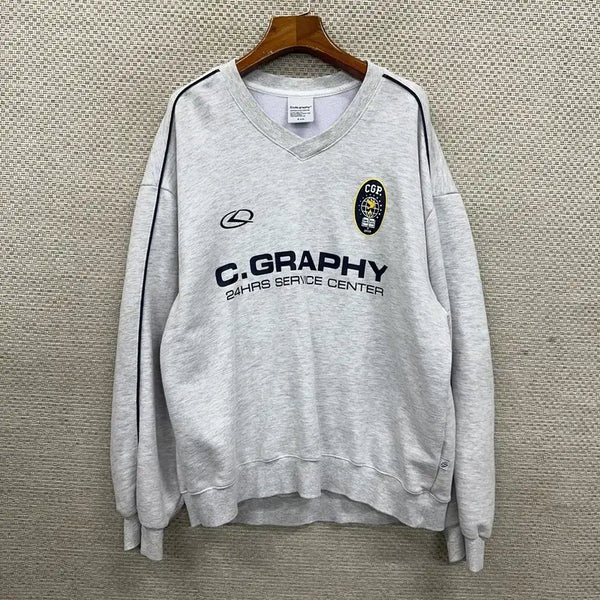 [BUNJANG] Code Graphy Sweatshirt (S) / 코드그라피 스웻셔츠 맨투맨 S D07460