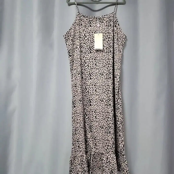 [BUNJANG] Hotping Leopard Bustier Long Dress (New) / 핫핑 레오파드 뷔스티에 롱원피스 (새상품)