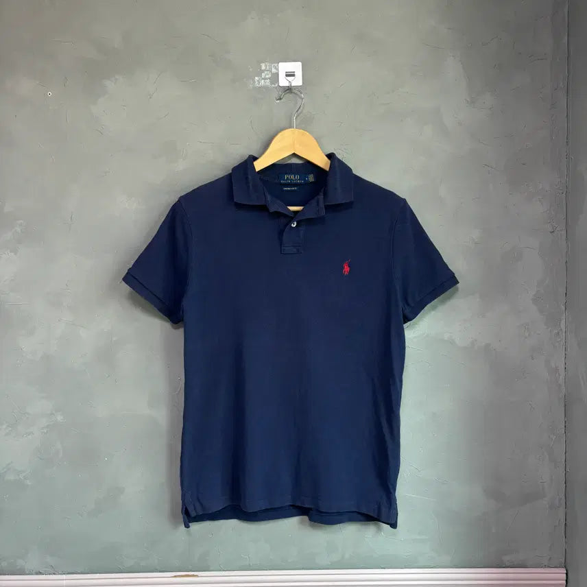 [BUNJANG] Polo Ralph Lauren Short Sleeve Polo Shirt Navy M / 폴로 랄프로렌 카라티 반팔 네이비