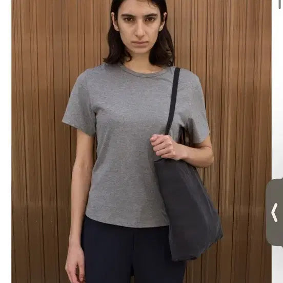 [BUNJANG] MUDULE French Tee Grey Size 3 / [3] mudule french tee grey