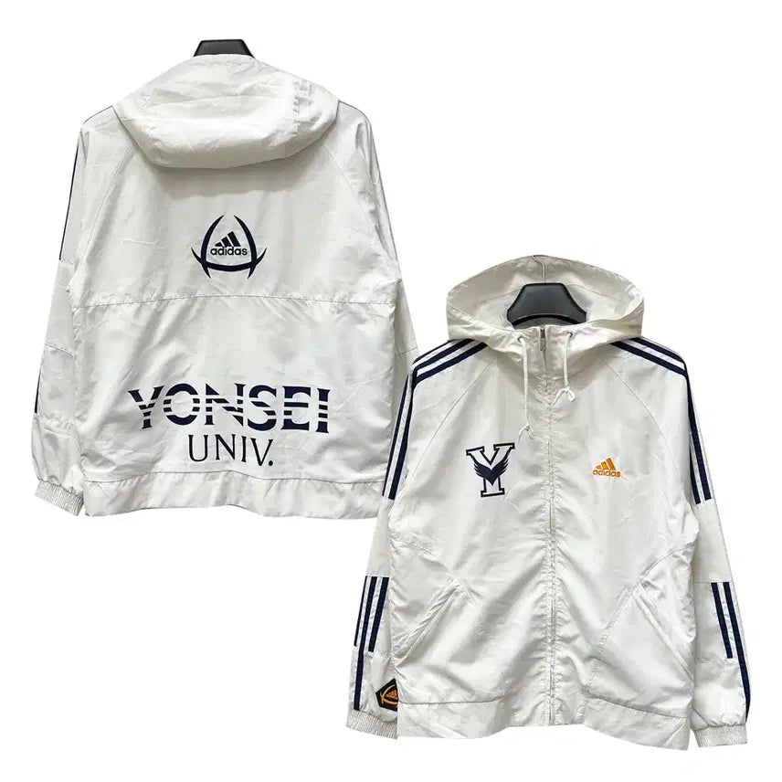 [BUNJANG] Adidas Yonsei University Extreme Woven Windbreaker Jacket Size 95 / 아디다스 연세대 익스트림 우븐 바람막이 자켓 95