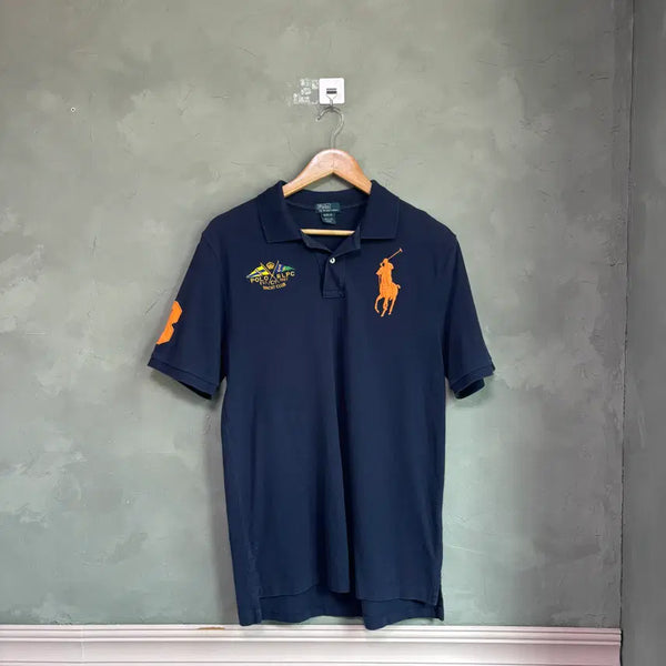 [BUNJANG] Polo Ralph Lauren Yacht Club Big Pony T-Shirt Navy / 폴로 랄프로렌 요트클럽 빅포니 카라티 반팔 네이비