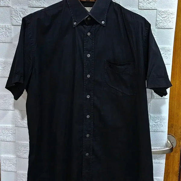 [BUNJANG] Burberry Short Sleeve Shirt Black / 무배)버버리 반팔 셔츠 블랙 M