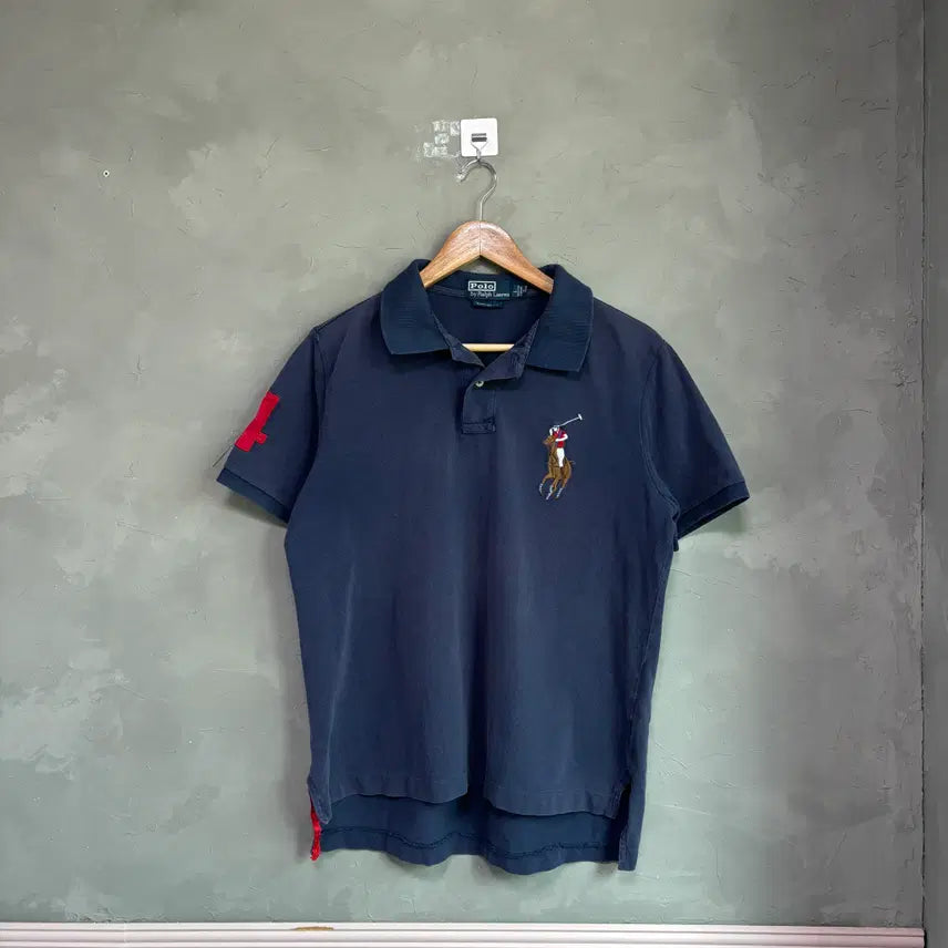 [BUNJANG] Polo Ralph Lauren Big Pony Short Sleeve Polo Shirt Navy / 폴로 랄프로렌 빅포니 카라티 반팔 네이비