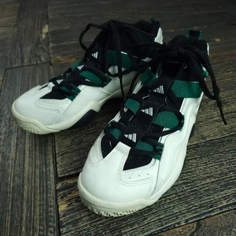 [BUNJANG] Adidas 00s Vintage Top Ten 2000 Off White Dark Teal M21472 / 아디다스 00s 빈티지 탑텐 2000 오프 화이트 다크 틸 M21472