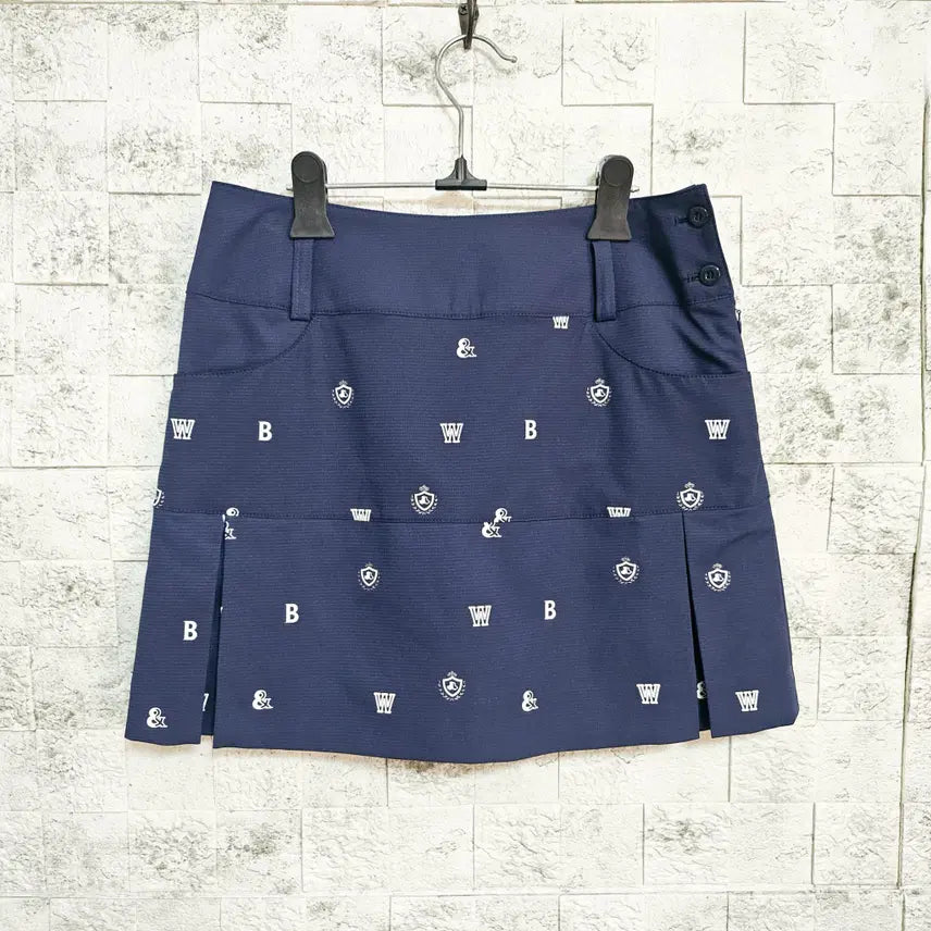 [BUNJANG] Black & White Golf Skirt / 블랙앤화이트 골프 치마 스커트