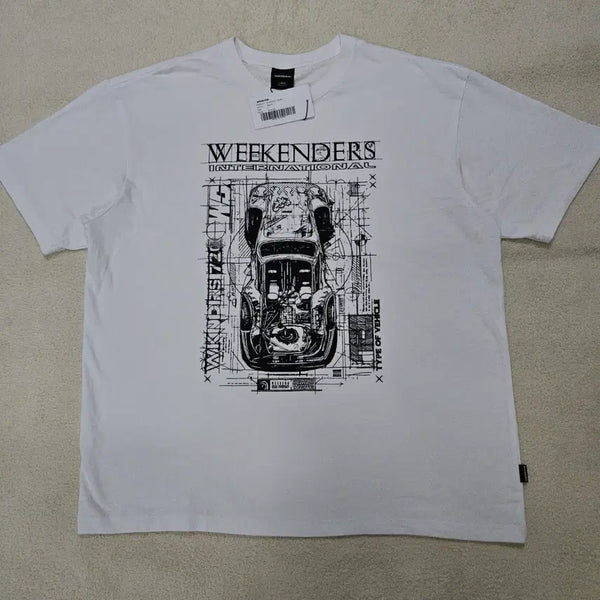 [BUNJANG] Wecanders Blueprint T-Shirt / 위캔더스 블루프린트 반팔티 급처