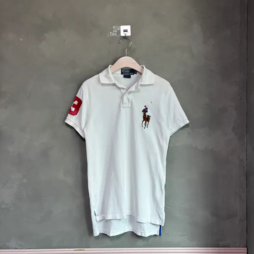 [BUNJANG] Polo Ralph Lauren Big Pony Short Sleeve Polo Shirt White / 폴로 랄프로렌 빅포니 카라티 반팔 화이트