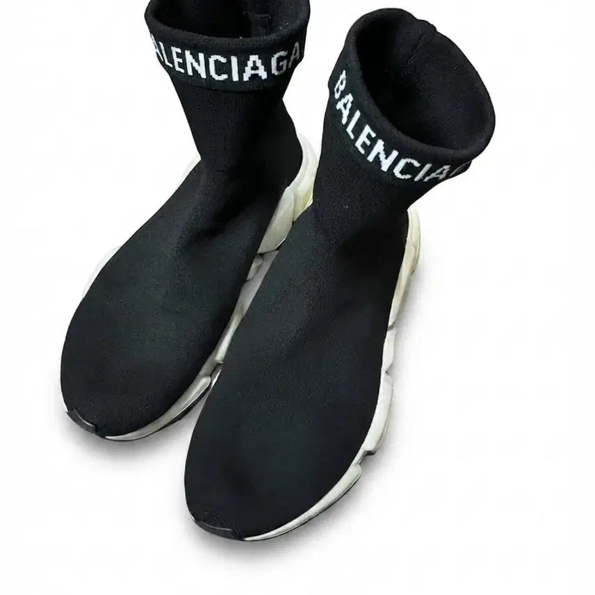 [BUNJANG] Balenciaga Speed Trainer Fold Black Sneakers / 발렌시아가 스피드러너 폴드 블랙-265mm