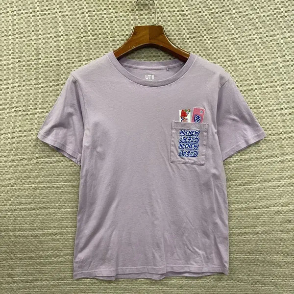 [BUNJANG] Uniqlo Japan Hi-Chew Short Sleeve T-Shirt XS / 유니클로 재팬 하이츄 반팔티 XS D07433