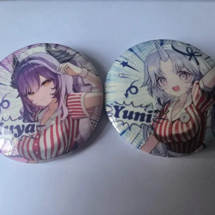 [BUNJANG] Stellive Sixstar Pop-up Can Badge Set Uni, Huya / 스텔라이브 식스타 팝업 캔뱃지 유니, 후야