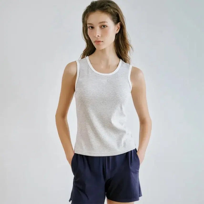 [BUNJANG] Marithe W CLASSIC LOGO RINGER TANK BRA TOP / 마리떼 W CLASSIC LOGO RINGER TANK BRA TOP
