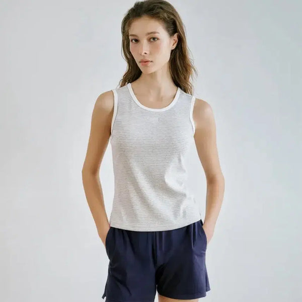 [BUNJANG] Marithe W CLASSIC LOGO RINGER TANK BRA TOP / 마리떼 W CLASSIC LOGO RINGER TANK BRA TOP