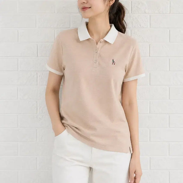 [BUNJANG] Hazzys Women's Short Sleeve Polo T-Shirt Size 85 / [85]헤지스 반팔 카라티
