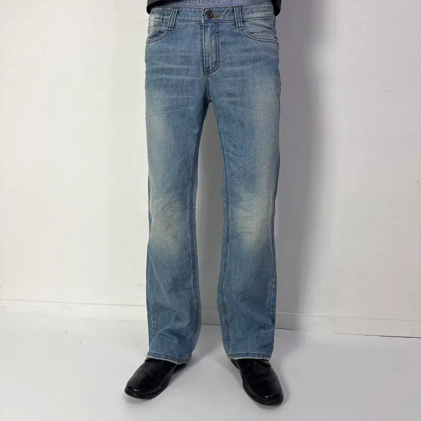 [BUNJANG] PHOENIX Vintage Bootcut Denim Pants / PHOENIX 빈티지 부츠컷 데님팬츠