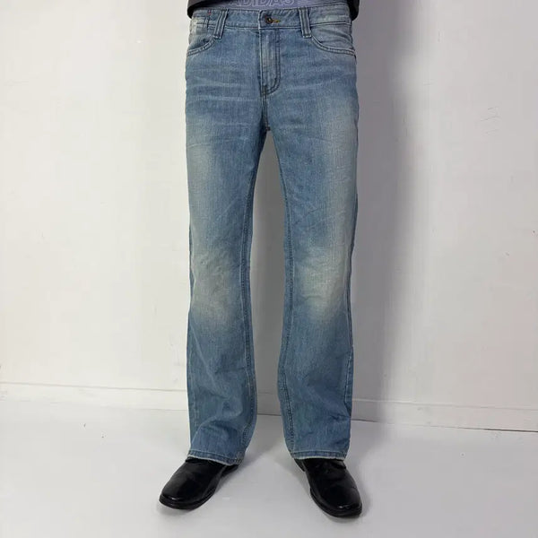 [BUNJANG] PHOENIX Vintage Bootcut Denim Pants / PHOENIX 빈티지 부츠컷 데님팬츠