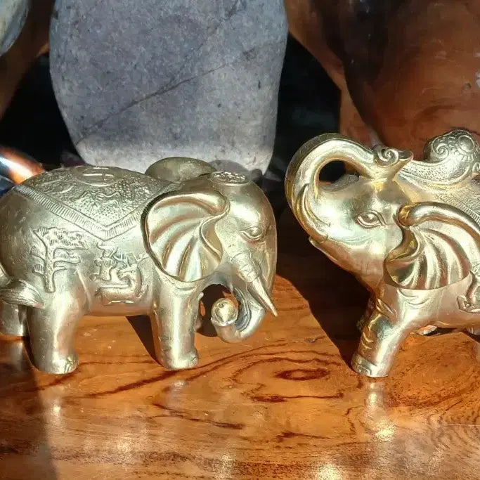 [BUNJANG] Bronze Elephant Pair / 동 코끼리한쌍