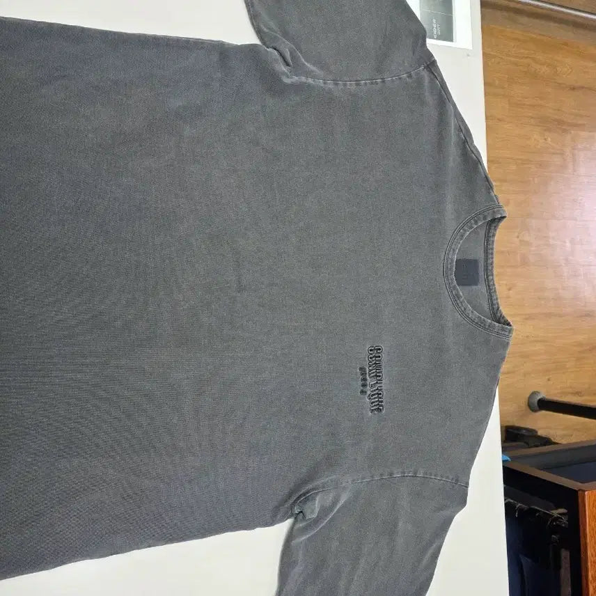 [BUNJANG] Juun.J Cotton Garment Dyed T-Shirt Grey L / 준지 코튼 가먼트다잉 티셔츠 그레이 L