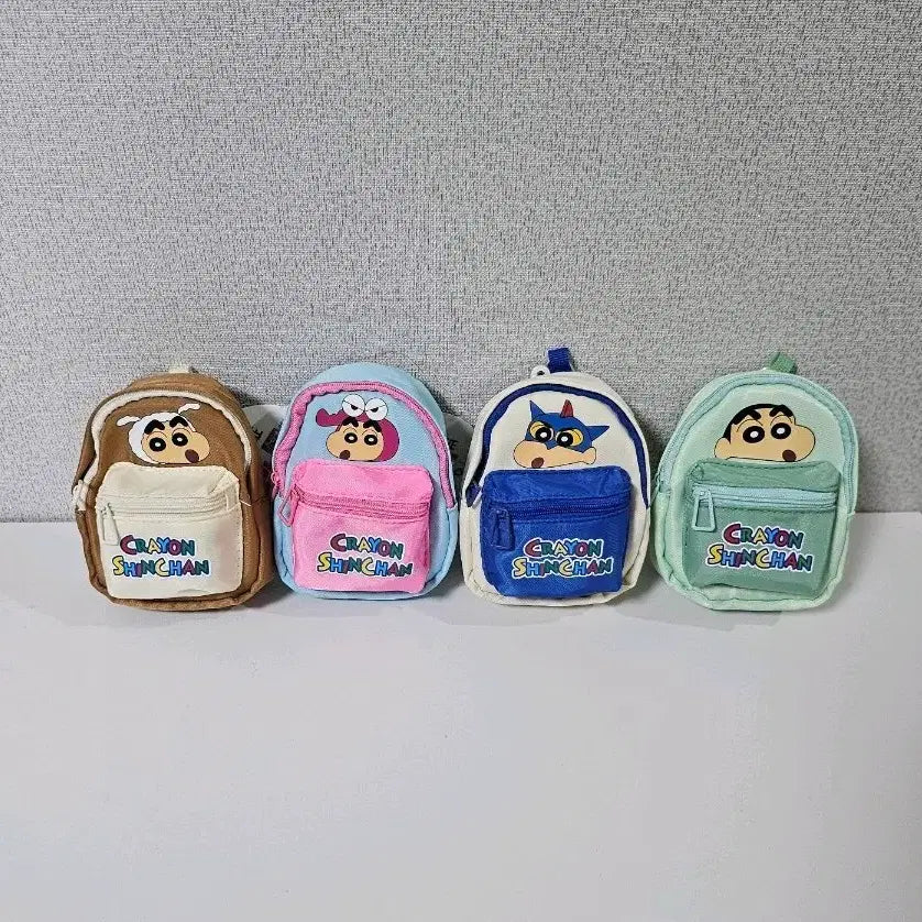 [BUNJANG] Crayon Shin-chan Authentic Mini Backpack Keychain (4 Colors) / 짱구는 못말려 정품 미니 백팩 키링 4가지 컬러 새상품