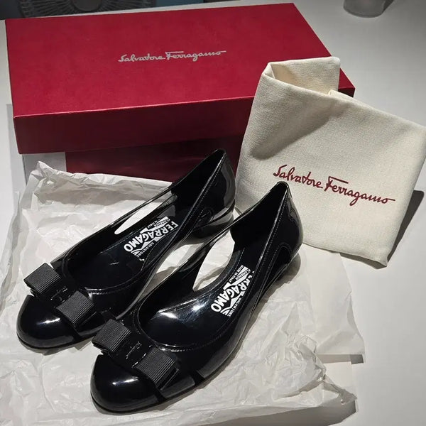 [BUNJANG] Salvatore Ferragamo Vara Jelly Ballet Flats / 페라가모 젤리 플랫