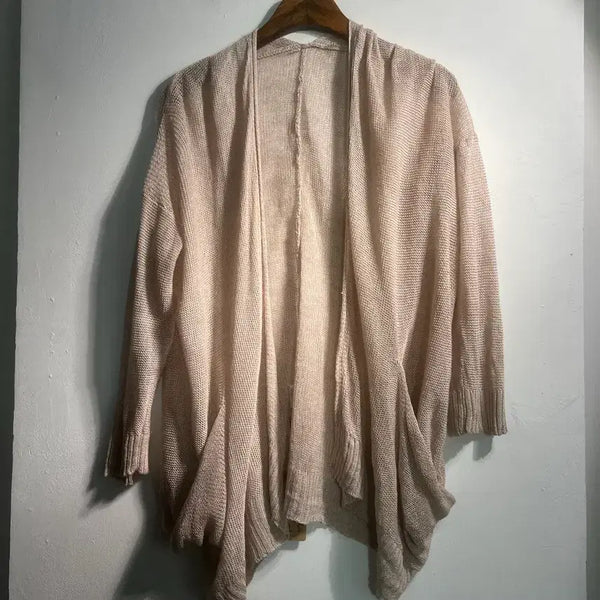 [BUNJANG] Japanese Vintage 100% Linen Cardigan / Japanese vintage 린넨 100% 가디건 C589