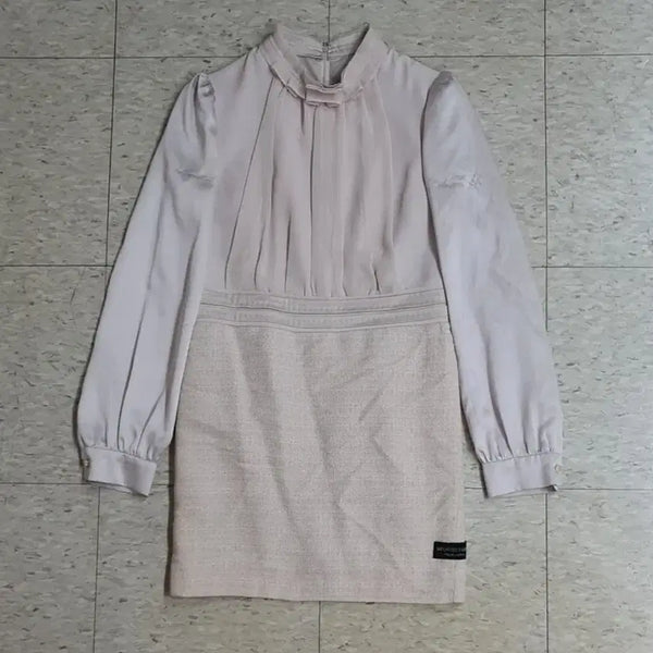 [BUNJANG] ANIS Beige Tweed Dress / ANIS 원피스 베이지 55