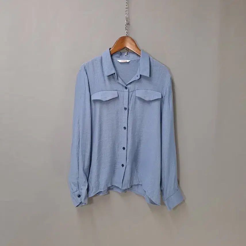 [BUNJANG] JOOMERNI Blue Shirt / JOOMERNI 블루 셔츠