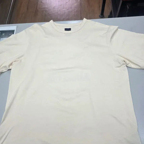 [BUNJANG] Juun.J Graphic Short Sleeve T-Shirt Ivory XL / 준지 그래픽 숏 슬리브 티셔츠 (루즈핏) 아이보리 xl