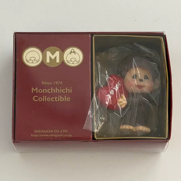 [BUNJANG] Vintage Monchhichi Heart Figure Unused / 고전 몬치치 피규어 미사용