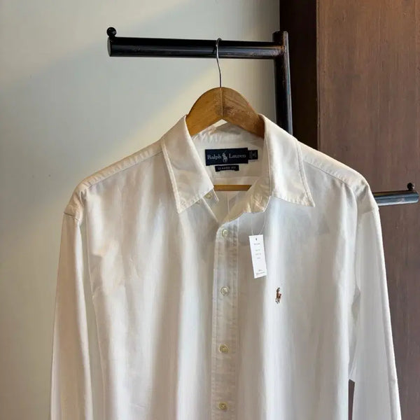 [BUNJANG] Polo Ralph Lauren White Shirt / 17391 - 폴로 랄프로렌 화이트 셔츠