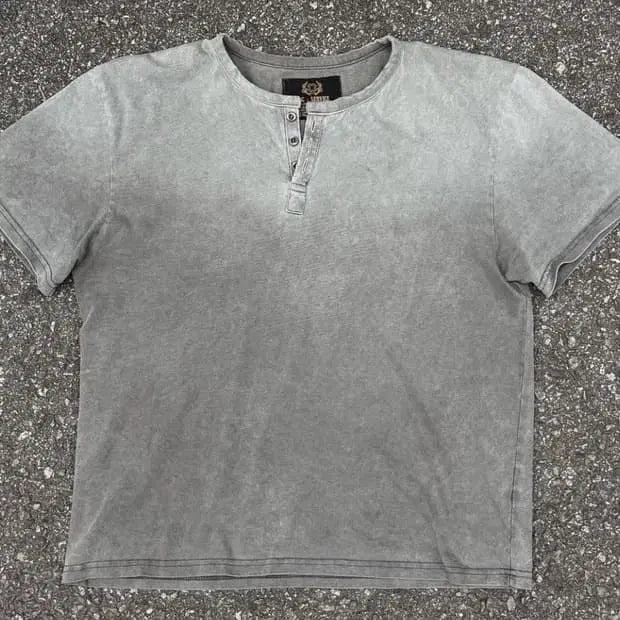 [BUNJANG] Pogservice Henlynnik T-Shirt / 포그서비스 헨리넥 pogservice