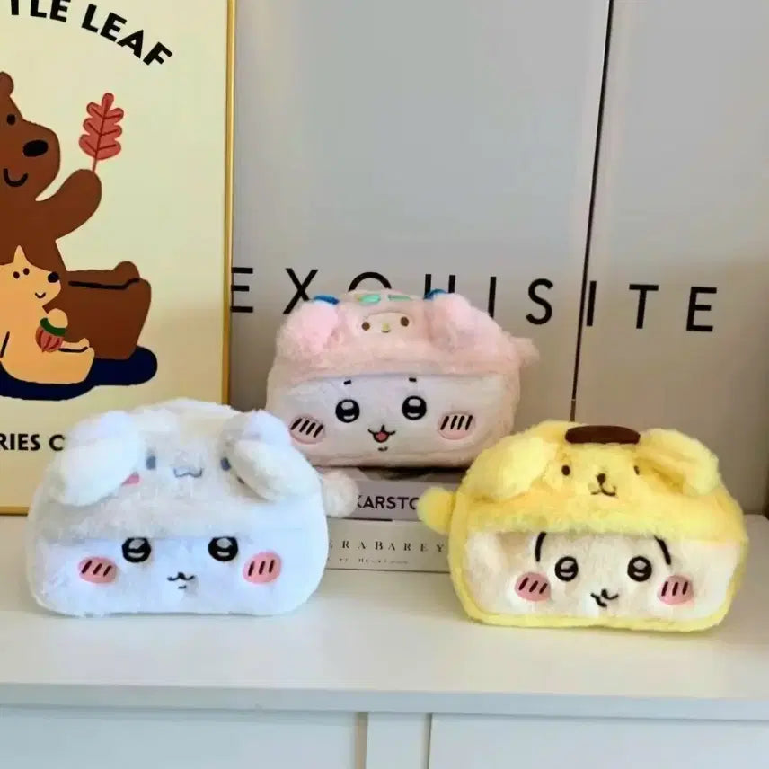 [BUNJANG] Chiikawa x Sanrio Pouch Pencil Case / 치이카와 산리오 파우치 필통 먼작귀