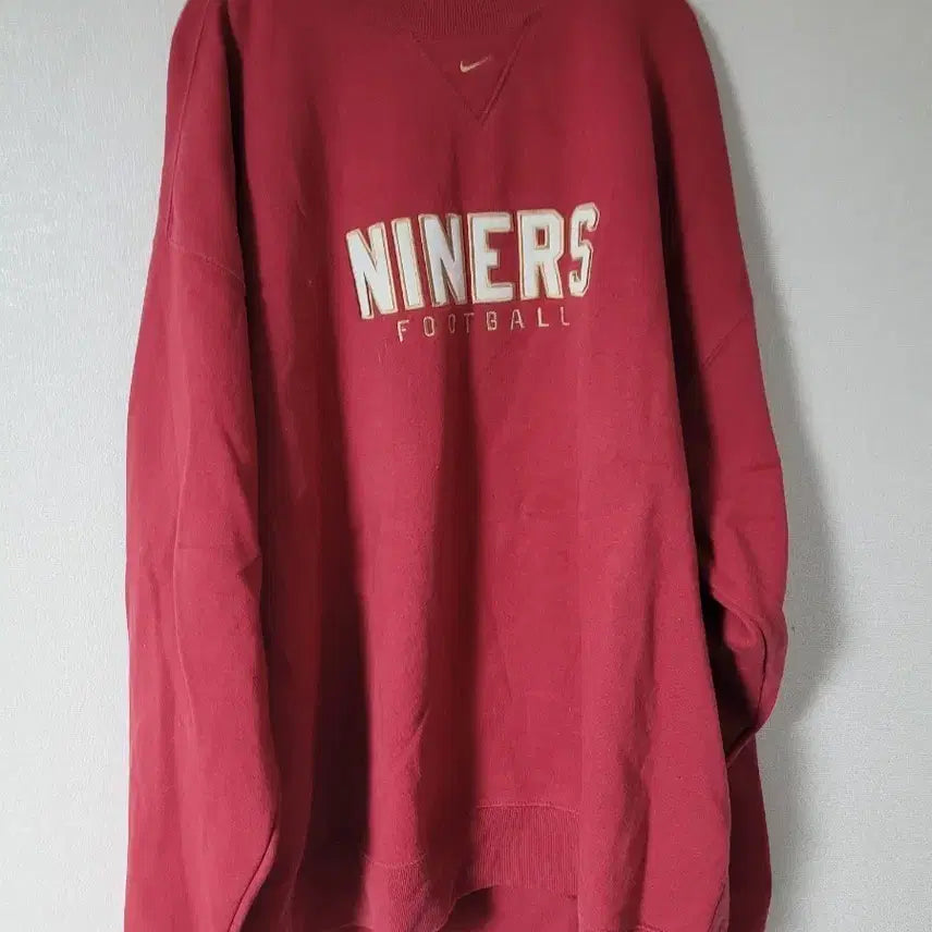 [BUNJANG] 90s Nike San Francisco 49ers NFL Sweatshirt Red / 가슴72) 90s 나이키 nfl 나이너 맨투맨 레드