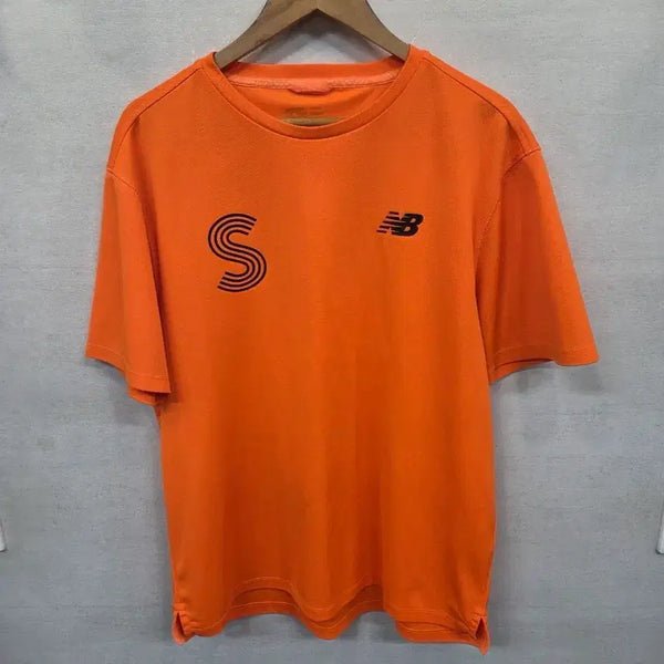 [BUNJANG] New Balance JTBC 2023 Seoul Marathon Performance Short Sleeve T-Shirt Size 110 / 뉴발란스 jtbc 2023 서울 마라톤 기능성 반팔 110
