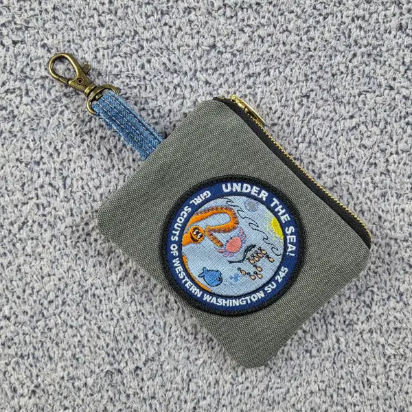 [BUNJANG] Vintage Handmade Custom Patch Keyring Wallet Coin Case / 빈티지 패치 핸드메이드 커스텀 키링 월렛 코인케이스 / 12812